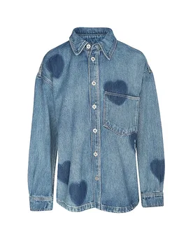 Hugo Jeansbluse GARESA blu L - Hugo Boss - FashionsVida
