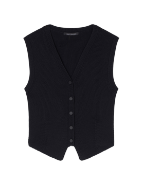 Para mujer. XW001882AF10352UC001 Chaleco V (XS), Casual, Clásico, Viscosa