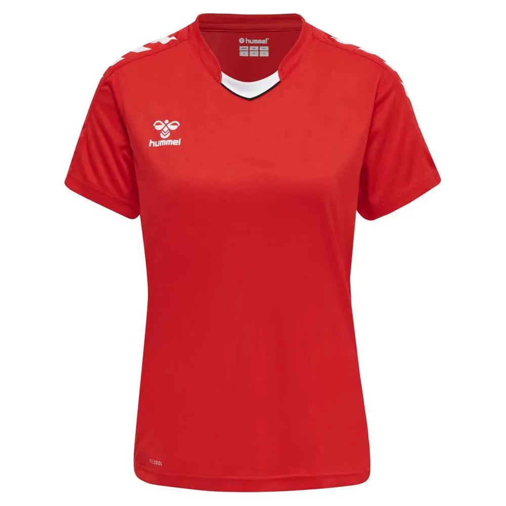 T-shirt à Manches Courtes Core Xk Poly True Red M - Hummel - FashionsVida