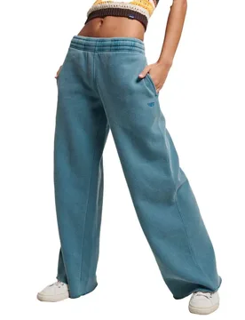 Joggers Vintage Wash Straight Hydro Dark Turquoise L - Superdry - FashionsVida