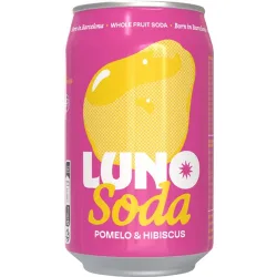 Refresco natural a base de frutas, pomelo e hibisco