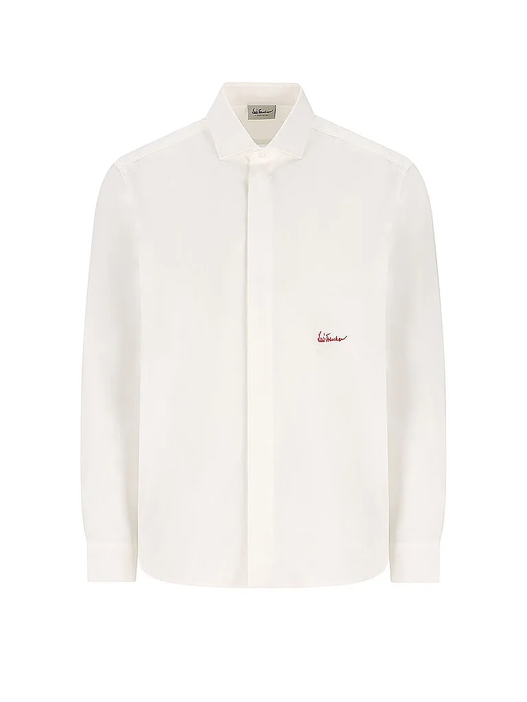 Camisa tradicional LUBERTON blanco S - LUIS TRENKER - FashionsVida