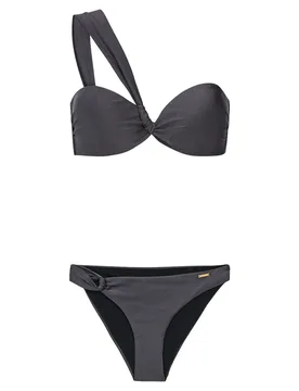 Bikini Blum Bandeau Anthracite Grey L - Protest - FashionsVida