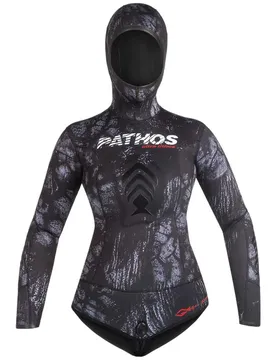 Giacca Da Pesca In Apnea Da Donna Ultra Lithos 5 Mm