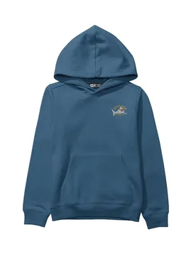 Sweat à Capuche Lurking Fleece Cast Blue M Garçon - Salty Crew - FashionsVida
