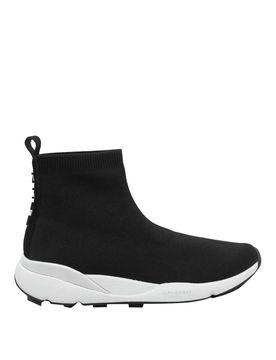 Sneakers con calzino in maglia Kurt nera