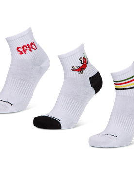 Ankle 3 Pack Unisex Socken - Weiß - Größe 36-40 - Baumwolle White 36-40