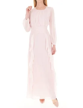 Abito con volants ROSA CHIARO XL - Rinascimento - FashionsVida