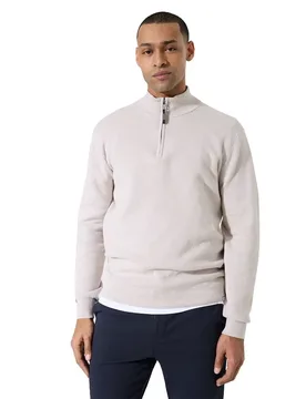Pull à Demi-zip I51240 Sand XL - Garcia - FashionsVida