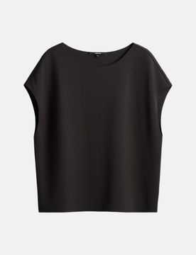 Kurzarm-Sweatshirt Uvalerie Schwarz 38