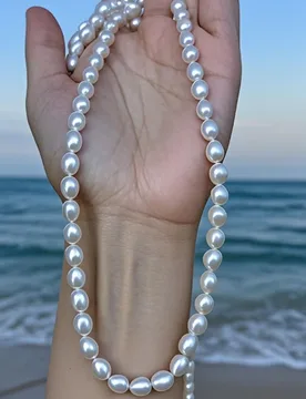 A High Quality Natural Freshwater Pearls 6.5-7.5mm Rice Shape Spacer Beads for Jewelry Making DIY Necklace Bracelet Accessories - Aliexpress - FashionsVida
