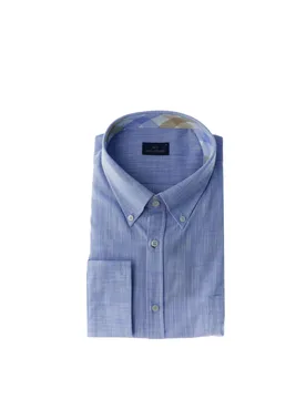 Camicia maniche lunghe AZZURRO OXFORD 41 - Paul & Shark - FashionsVida