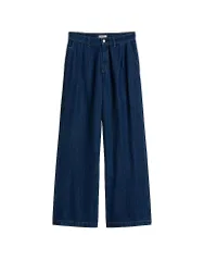 Jeans Wide Leg azul oscuro 27/L32