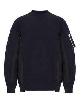 Sacai Felpa in misto cotone