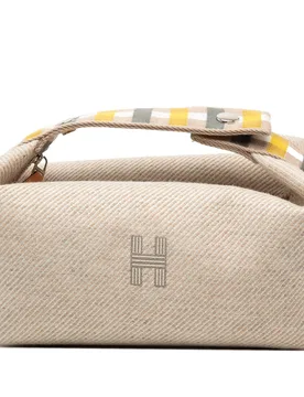 Small Wool Au Carre Bride A Brac Case - Hermès - FashionsVida