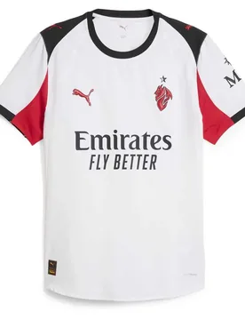 T-shirt à Manches Courtes Loin Ac Milan 25/26 White / For All Time Red M - Puma - FashionsVida