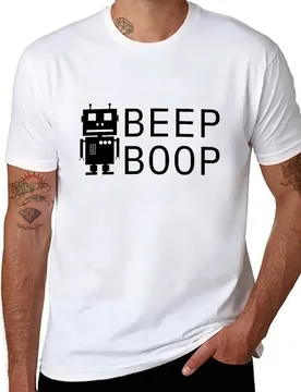 Beep Boop Body T-Shirt cotton t shirt man anime t shirts oversize T-Shirt - Aliexpress - FashionsVida