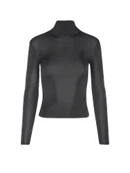 Jersey de cuello alto gris L