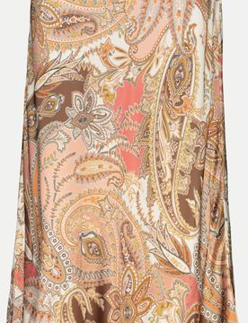Maxi-Rock mit Paisleymuster Mehrfarbig 44