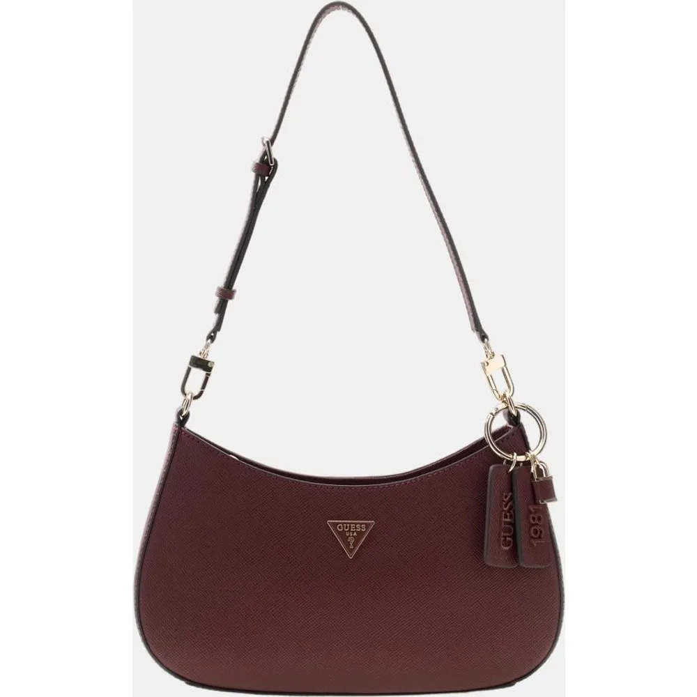 Bolso hobo con asa ajustable y bolsillo exterior - Guess - FashionsVida