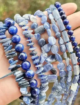Natural Blue Kyanite Stone Beads For Necklace Bracelets Jewelry Making Strand 15 Inches DIY Loose Beads 6mm 6x8mm 3x10mm - Aliexpress - FashionsVida