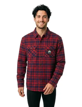 Chemise à Manches Longues Brody-r Checks Rust XL