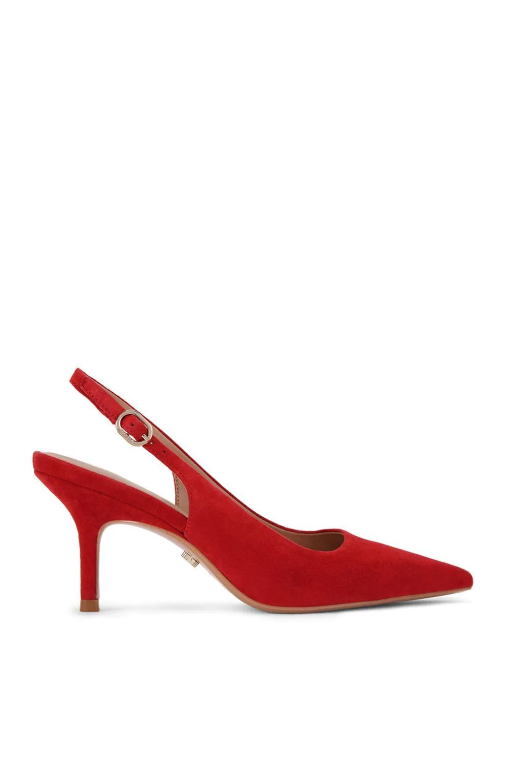 Spirited' Suede Heels - Red - Size: 3 - Carvela - FashionsVida