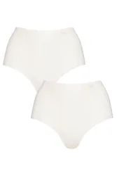 Women's 2 Pack Zero Feel Seamfree Maxi Knickers Angora Extra Small - White - Size: Extra Small