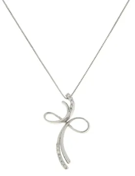 Collana Donna Promesse Croce Diamanti CRP46