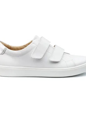Women's Extra Wide 'Wave' Trainers in White Size: 7 - White - Size: 7 - Hotter - FashionsVida