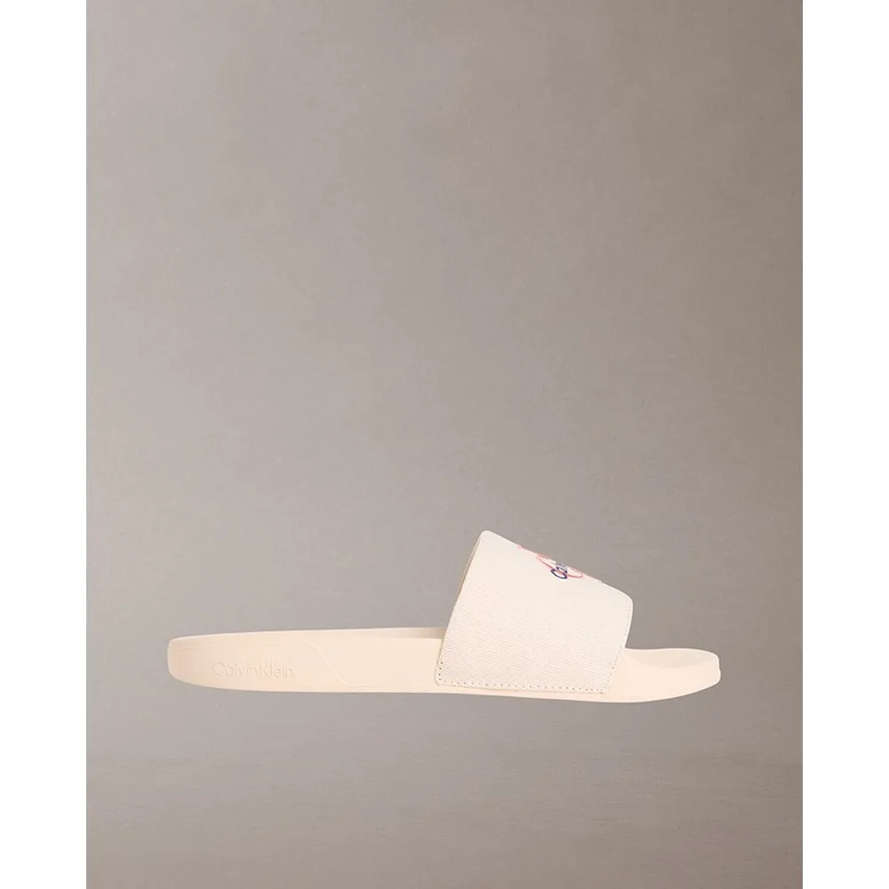 Chjanclas de mujer de lona con logo - Calvin Klein - FashionsVida