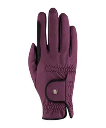 Reithandschuhe LONA RoeckGrip - grape wine 8 1/2