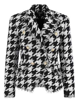 Balmain Blazer doppiopetto in tweed