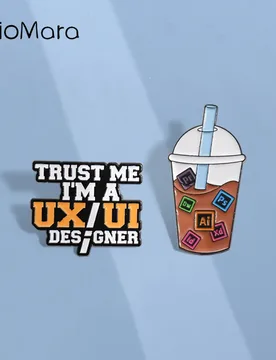 Graphic Designer Enamel Pins Custom TRUST ME I'M A UX UI DESIGNER Brooches Lapel Badges Funny Jewelry Gift for Friends - Aliexpress - FashionsVida
