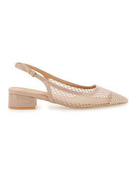 Décolleté Slingback Nude con Tomaia Traforata 883137 37