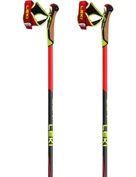 Bâtons Hrc Marathon Rollerski Bright Red / Neon Yellow / Black 140 cm Homme