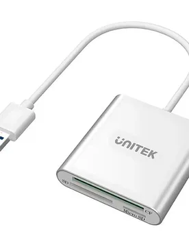 Lecteur De Carte Externe Y-9313 Silver One Size unisex - UNITEK - FashionsVida
