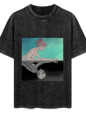 Dichotomy T-Shirt Abstract Pattern Print Top - Aliexpress - FashionsVida