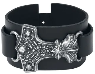 Mittelalter Lederarmband - Thorshammer - für Männer - Männer - male