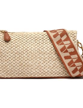Umhängetaschen Raleni Umhängetasche Mit Raffia-Effekt Einheitsgrösse