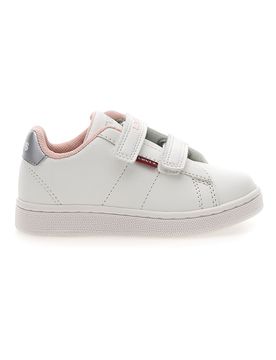 Sneakers Bianche e Rosa con Velcro BELL JR MINI 22