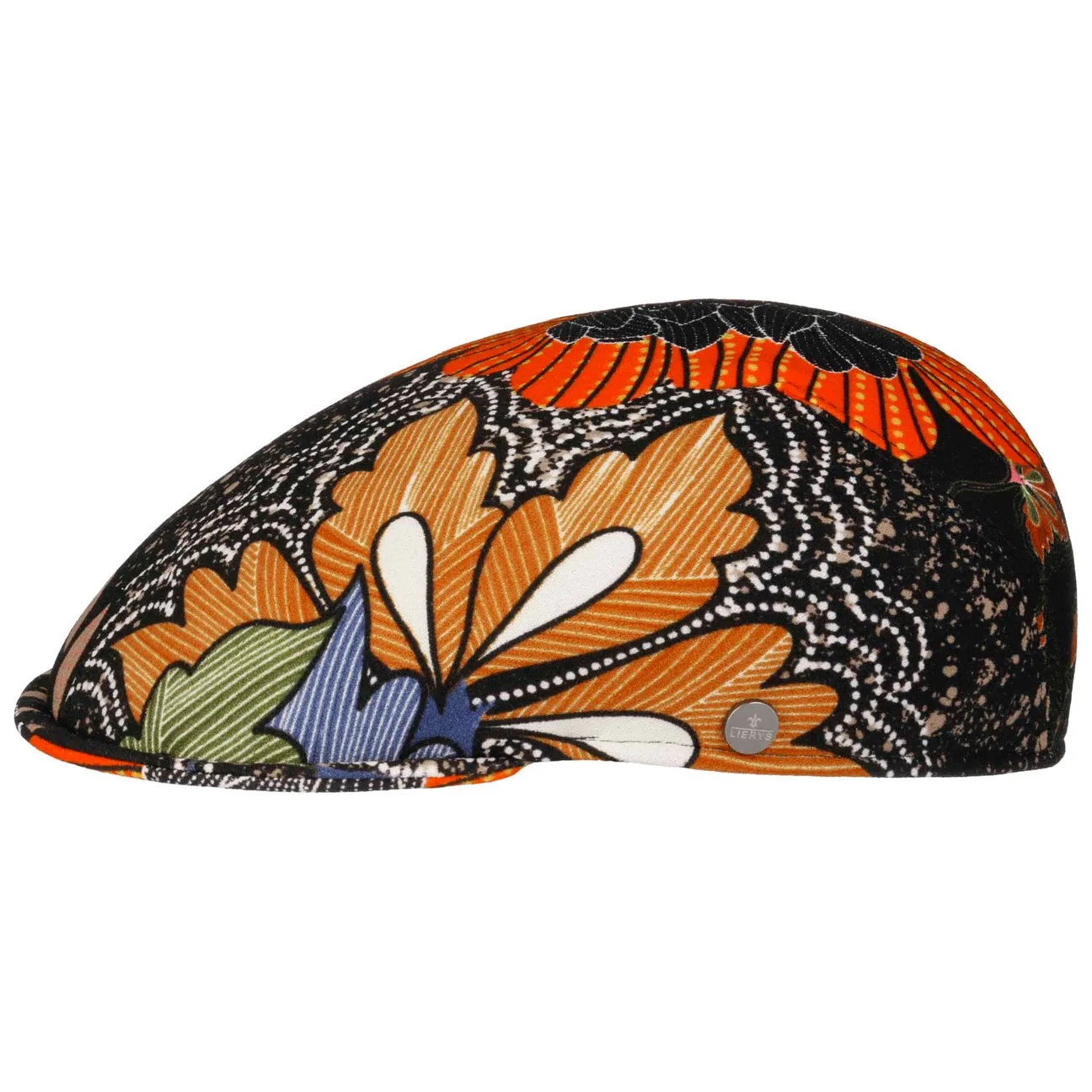 Majona Multicolour Flat Cap by - mixed colours - Size: S (54-55 cm) - Lierys - FashionsVida