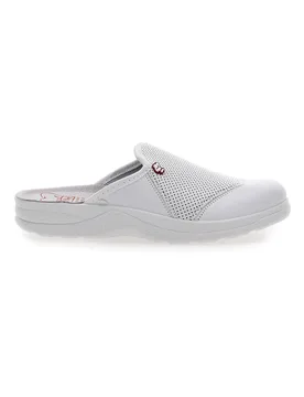 Ciabatte Professionali Bianche In Vera Pelle 641 41 - MR CHEF - FashionsVida