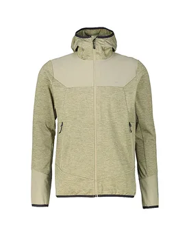 Chaqueta polar para hombre Faxe Powerstretch con capucha marrón claro L - Meru - FashionsVida