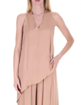Dixie Top asimmetrico ROSA CARNE S - Dixie - FashionsVida