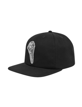 Cone Felt Patch Cap - Black