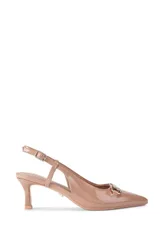 Valentina Court' Heels - Pale Pink - Size: 5