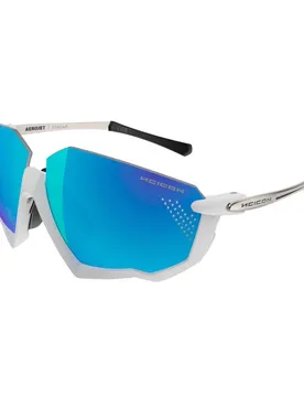 Occhiali Da Sole Aerojet Titanium Metal White / Blue