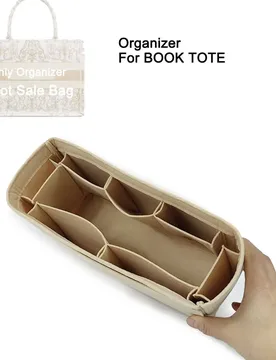Felt Purse Organizer Insert Fits For Dio R Book Tote mini/S/M/L，Light Bag Organizer，Luxury Handbag & Tote Shaper - Aliexpress - FashionsVida