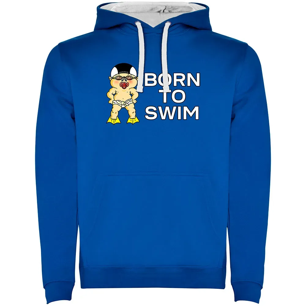 Sweat à Capuche Born To Swim Two-colour - Kruskis - FashionsVida